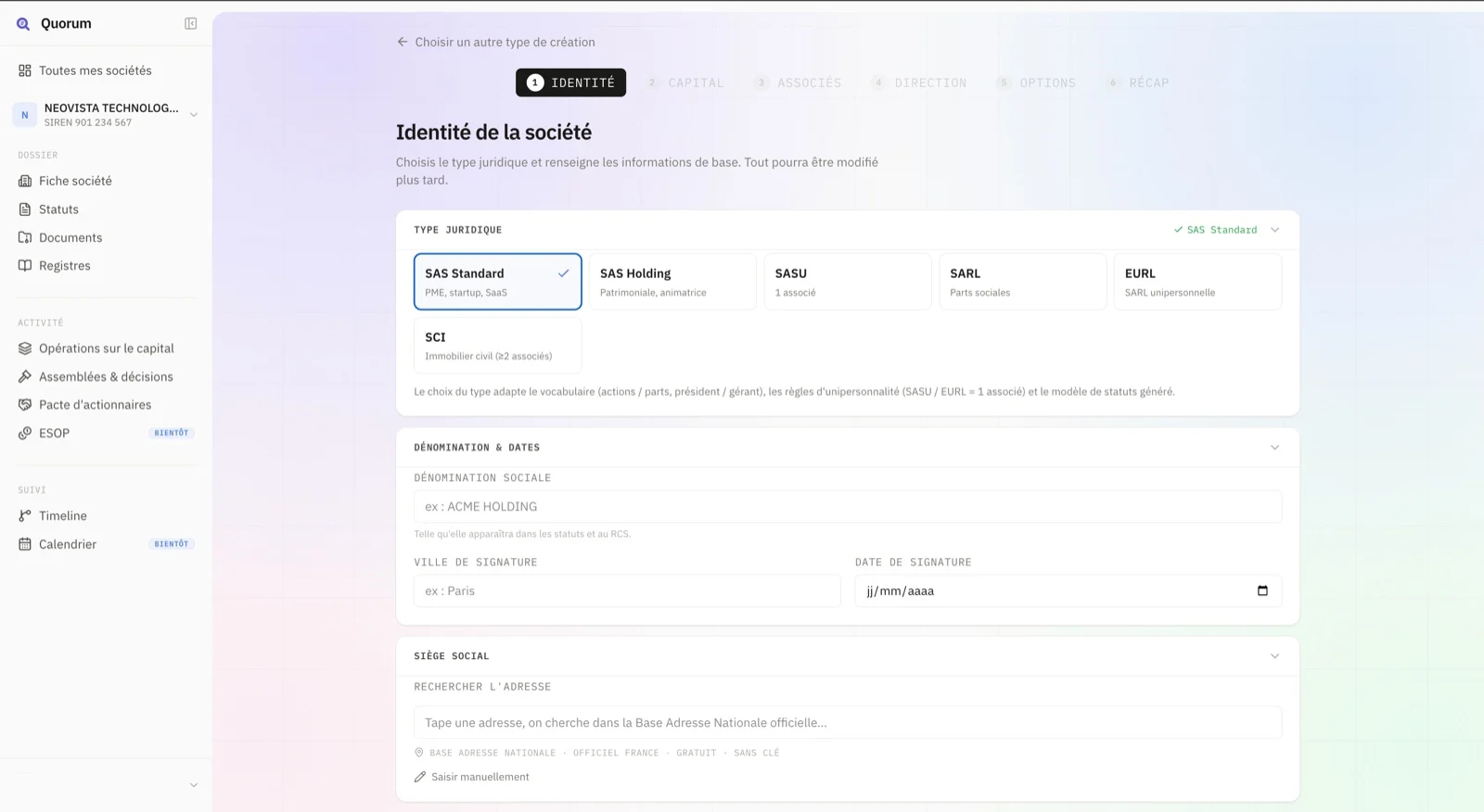 Quorum — AI deed generation